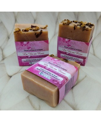 Savon "La Vie en Rose" à...